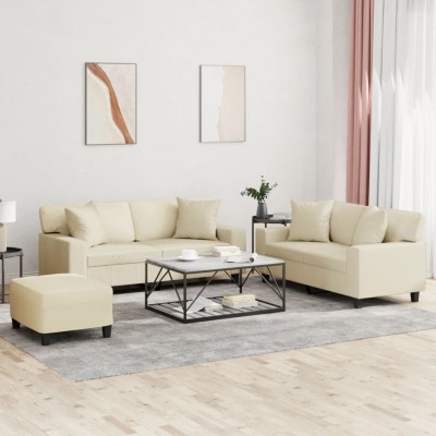 Sofa set with pillows, 3...