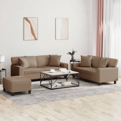 Sofa set with pillows, 3...
