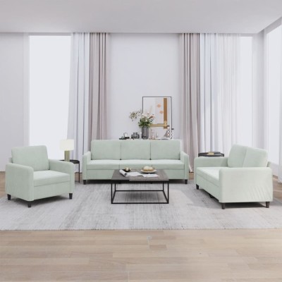 Sofa set, 3 parts, light...