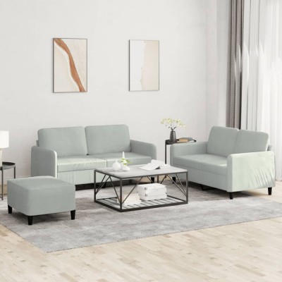 Sofa set, 3 parts, light...