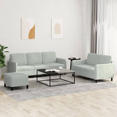 Sofa set, 3 parts, light...