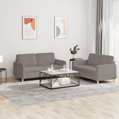 Sofa set with cushions, 2...