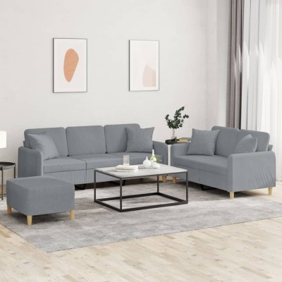 Sofa set with pillows, 3...