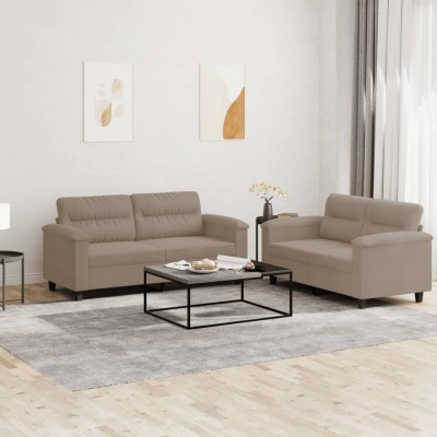 Sofa set with cushions, 2...