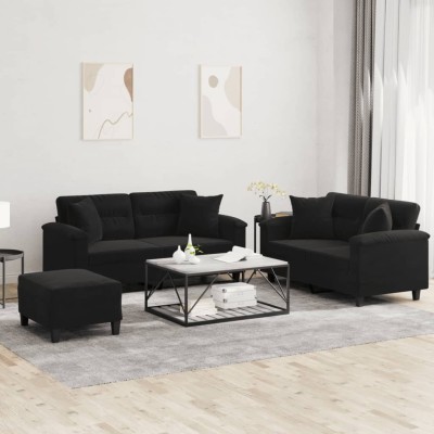 Sofa set with pillows, 3...