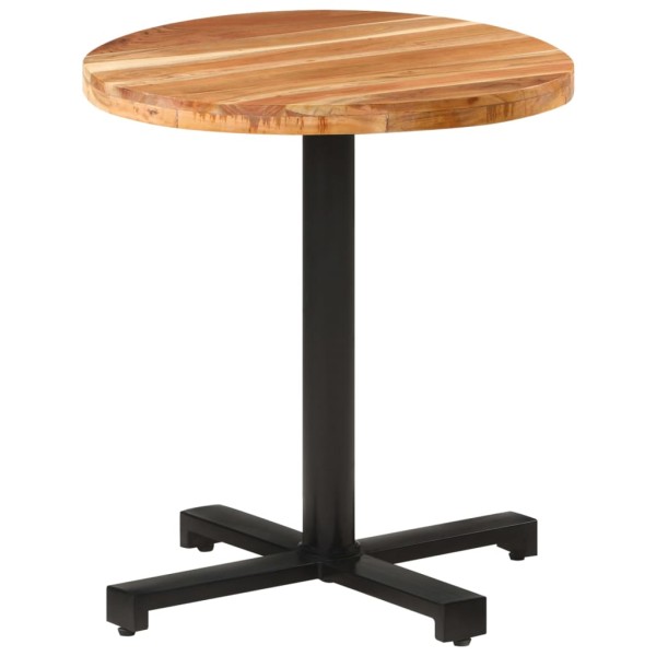 Bistro table, 70x75cm, solid acacia wood, round