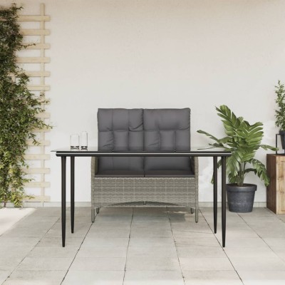 Garden set with cushions, 2...
