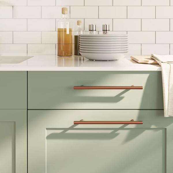 Cabinet handles, 20pcs., bronze, stainless steel