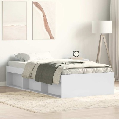Bed frame, white, 100x200cm