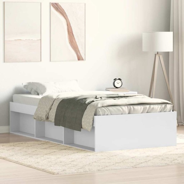 Bed frame, white, 100x200cm