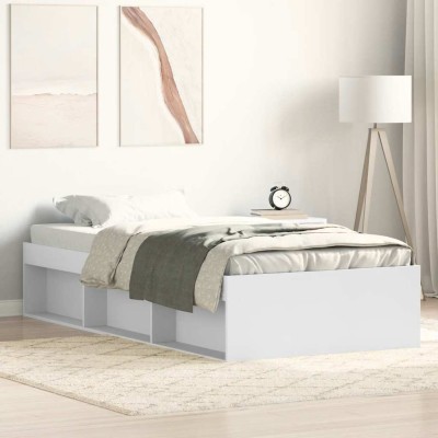 Bed frame, white, 90x190cm