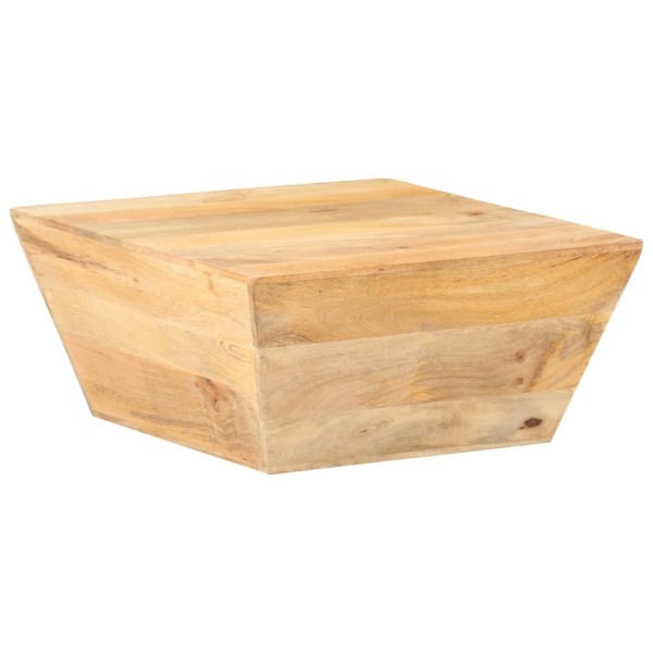 Coffee table, 66x66x30cm, solid mango wood, V-shaped