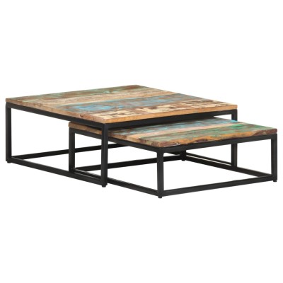 Stackable coffee tables, 2...