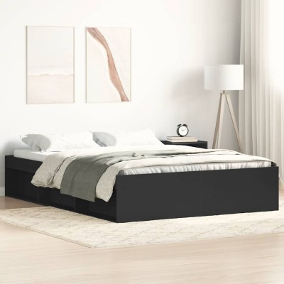 Bed frame, black,...