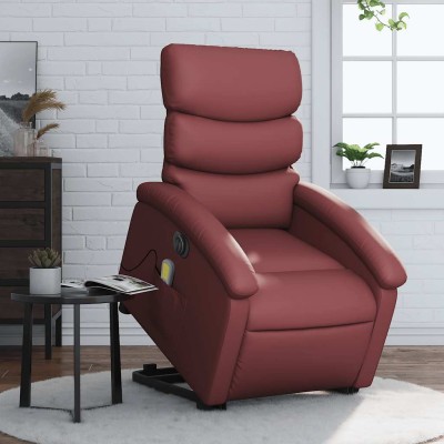 Standing massage chair, red...