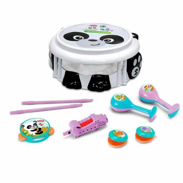 Žaislinių muzikos instrumentų rinkinys Reig Plastmasinis Panda 9 Dalys