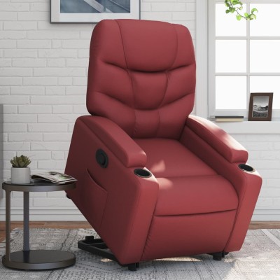 Stand up recliner, red...