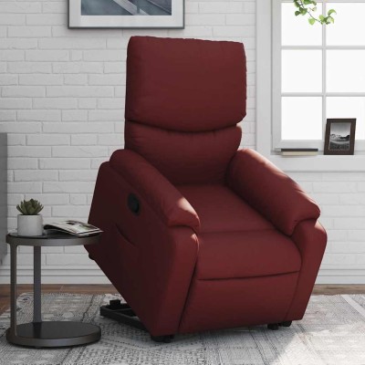 Stand up recliner, red...