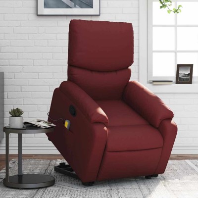 Standing massage chair, red...