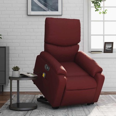 Standing massage chair, red...