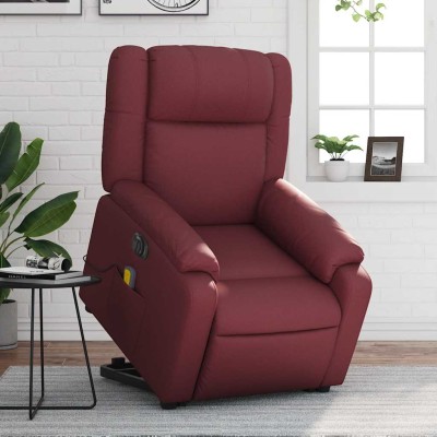 Standing massage chair, red...