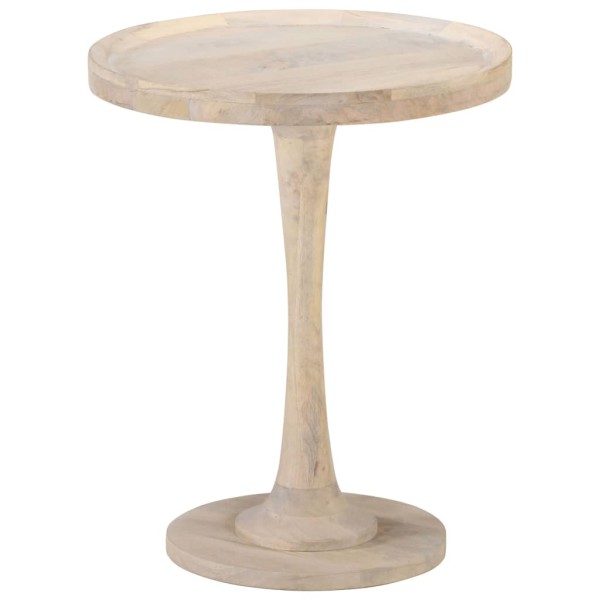 Side table, diameter 60x75cm, solid mango wood
