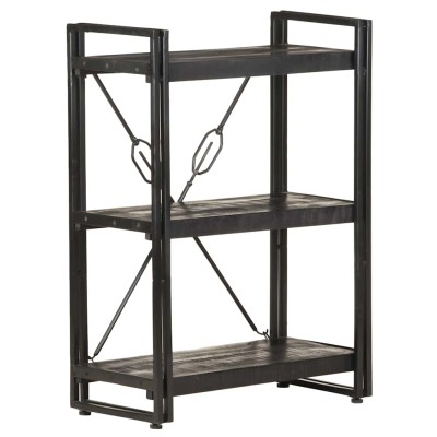 Bookcase, 3 levels, black,...