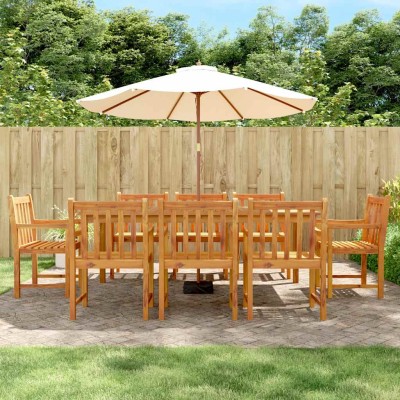 Garden dining set, 9...