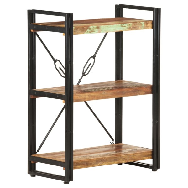 Bookcase, 3 levels, 60x30x80cm, solid wood