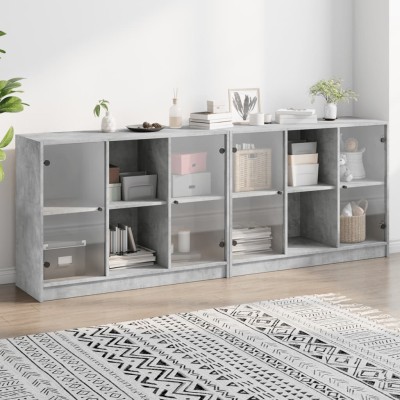 Bookcase with doors,...