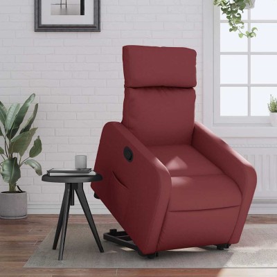 Stand up recliner, red...