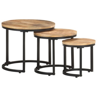 Side tables, 3 pcs.,...