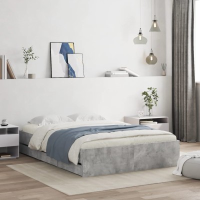 Bed frame with drawers,...