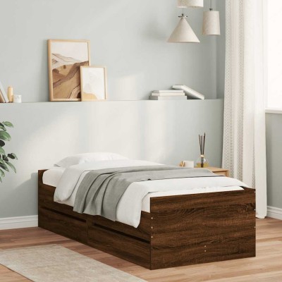 Bed frame with drawers,...