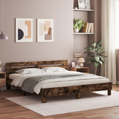 Bed frame with headboard,...