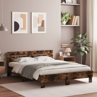 Bed frame with headboard,...