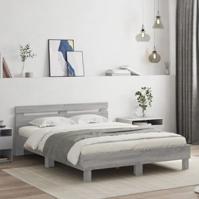 Bed frame with headboard,...