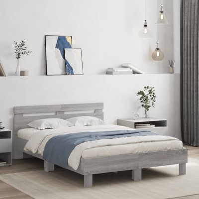 Bed frame with headboard,...
