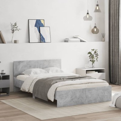 Bed frame with headboard,...