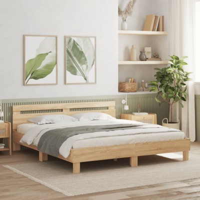Bed frame with headboard...