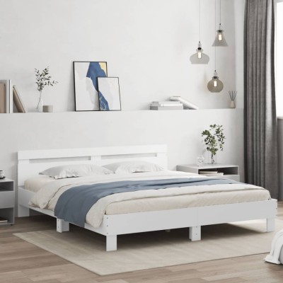 Bed frame with headboard...