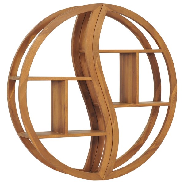 Wall shelf, 100x20x100cm, solid teak