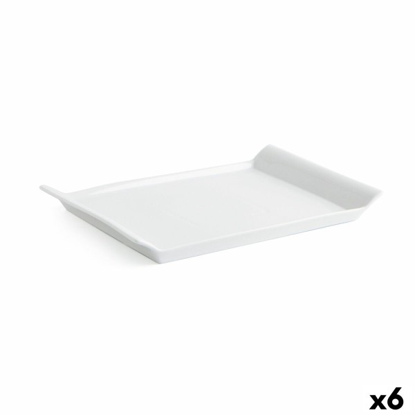 Suupistete alus Quid Gastro Fresh 26 x 18 cm Keraamiline Valge (6 Ühikut)