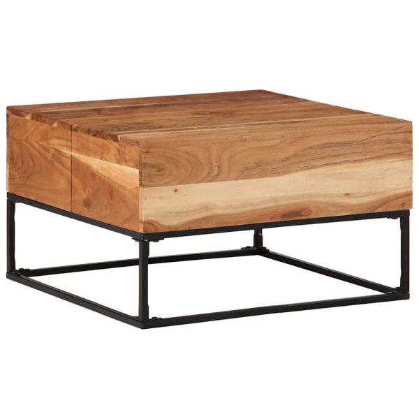 Coffee table, 68x68x41cm, solid acacia wood