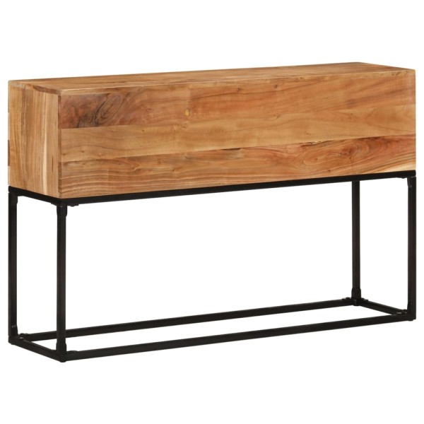 Console table, 120x30x75 cm, solid acacia wood