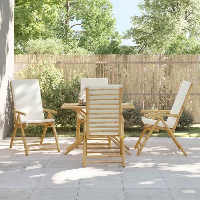 Garden chairs with cream...
