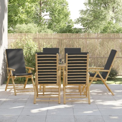 Garden chairs with dark...