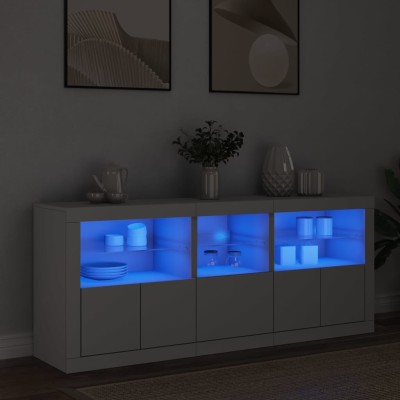 Side cabinet with LED...