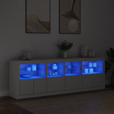 Side cabinet with LED...