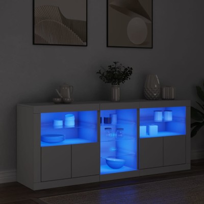 Side cabinet with LED...